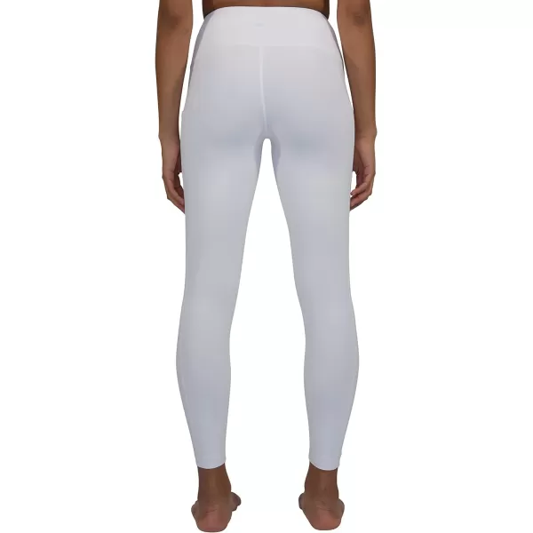 Yogalicious High Waist Ultra Soft 78 Ankle Length Leggings with Pockets for WomenWhite Nude Tech