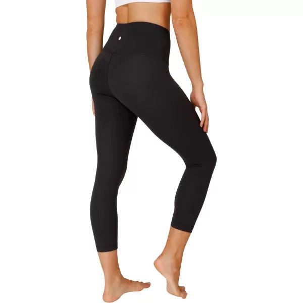 Yogalicious High Waist Ultra Soft Lightweight Capris  High Rise Yoga PantsBlack Nude Tech