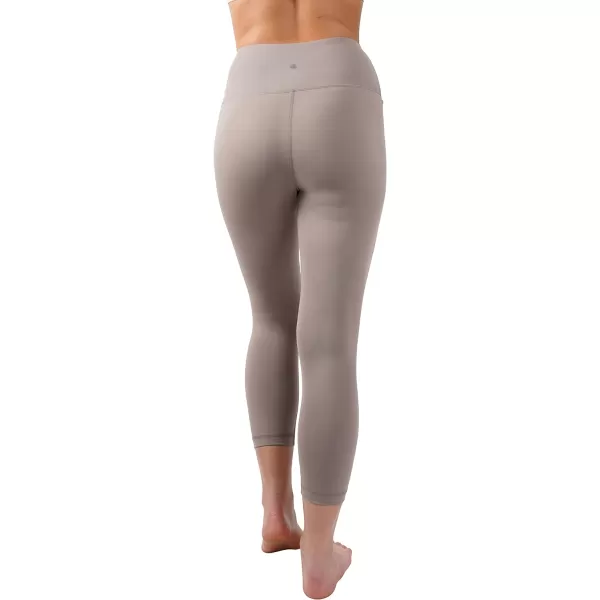 Yogalicious High Waist Ultra Soft Lightweight Capris  High Rise Yoga PantsSatellite Lux