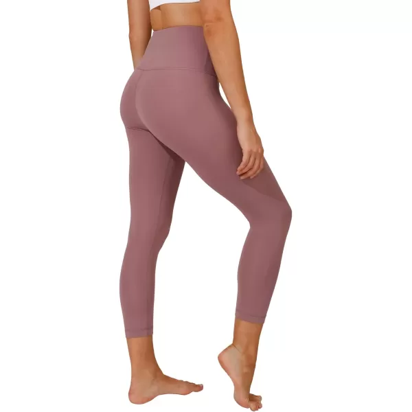 Yogalicious High Waist Ultra Soft Lightweight Capris  High Rise Yoga PantsToadstool Nude Tech