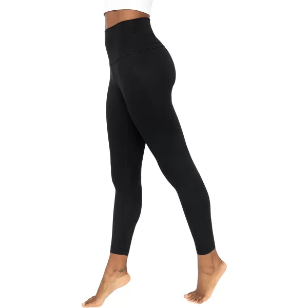 Yogalicious Lux High Waist Elastic Free Ankle LeggingBlack