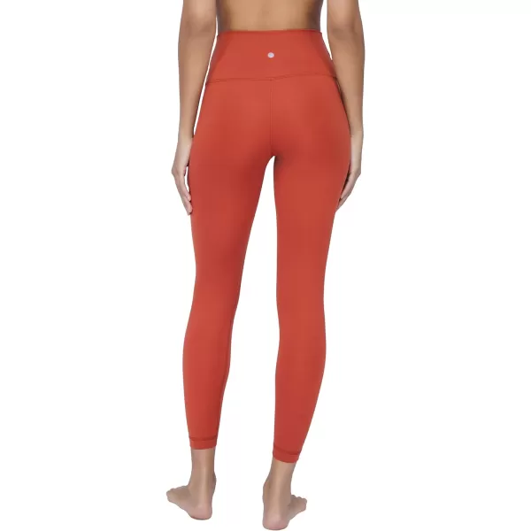 Yogalicious Lux High Waist Elastic Free Ankle LeggingCinnabar