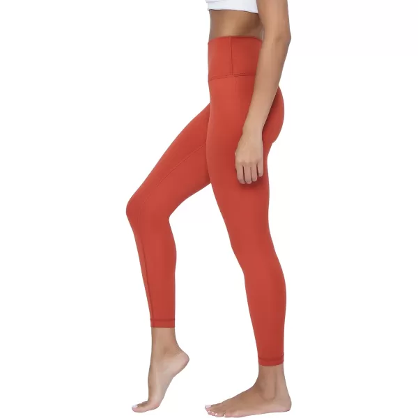 Yogalicious Lux High Waist Elastic Free Ankle LeggingCinnabar