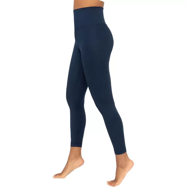 Yogalicious Lux High Waist Elastic Free Ankle LeggingDark Navy