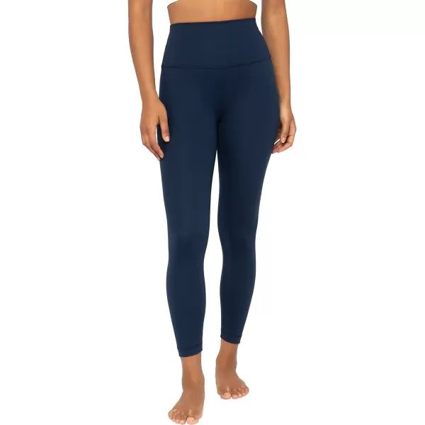 Yogalicious Lux High Waist Elastic Free Ankle LeggingDark Navy