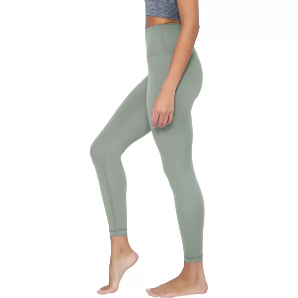 Yogalicious Lux High Waist Elastic Free Ankle LeggingDeep Lichen Green