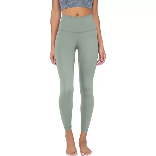 Yogalicious Lux High Waist Elastic Free Ankle LeggingDeep Lichen Green