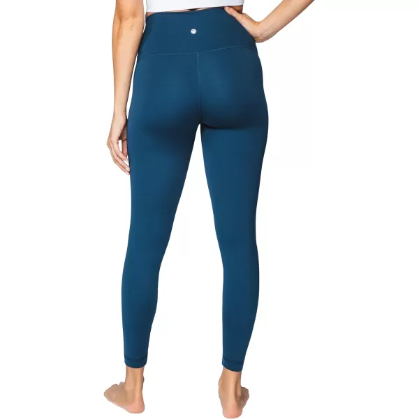 Yogalicious Lux High Waist Elastic Free Ankle LeggingOcean Silk