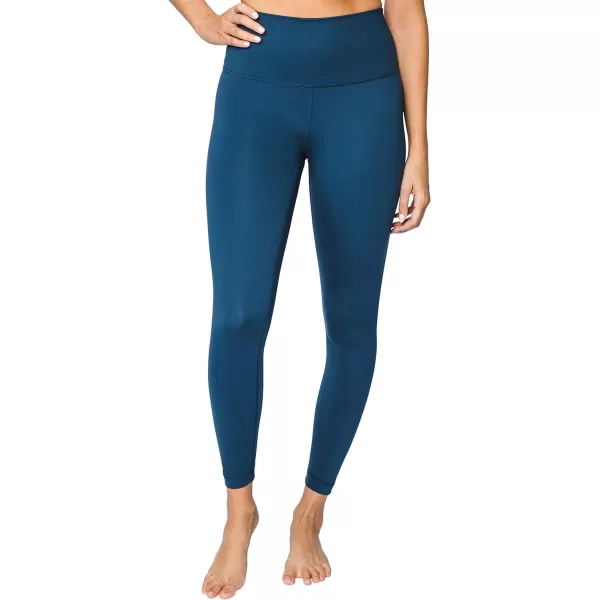 Yogalicious Lux High Waist Elastic Free Ankle LeggingOcean Silk