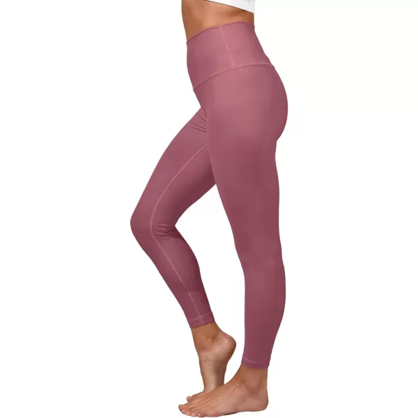 Yogalicious Lux High Waist Elastic Free Ankle LeggingRouge Blush