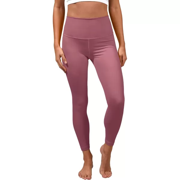 Yogalicious Lux High Waist Elastic Free Ankle LeggingRouge Blush