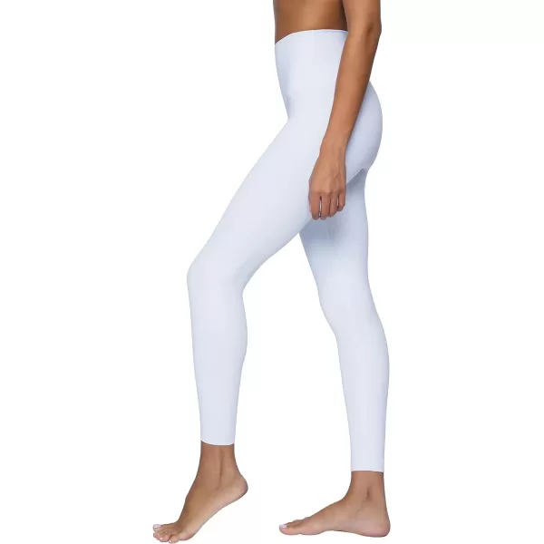 Yogalicious Lux High Waist Elastic Free Ankle LeggingWhite