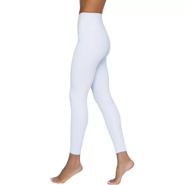 Yogalicious Lux High Waist Elastic Free Ankle LeggingWhite