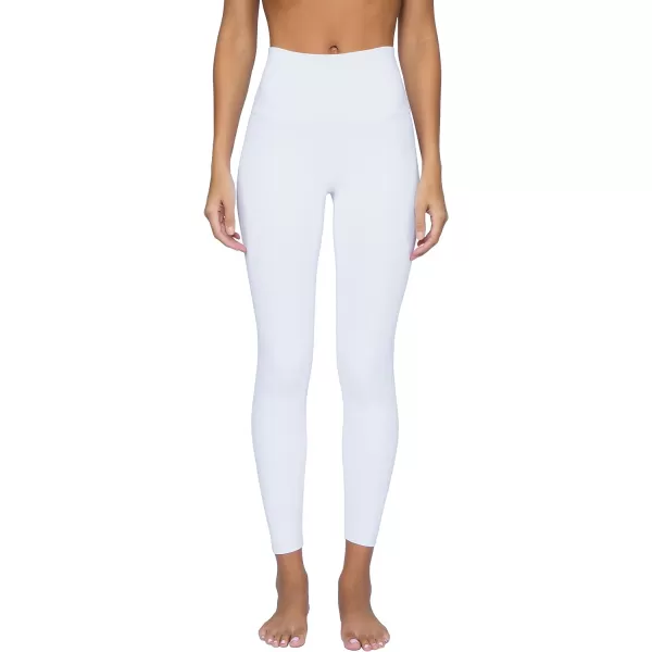 Yogalicious Lux High Waist Elastic Free Ankle LeggingWhite