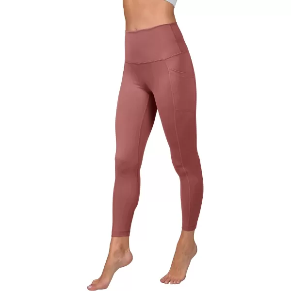 Yogalicious Lux High Waist Elastic Free Side Pocket Ankle LeggingRose Valet