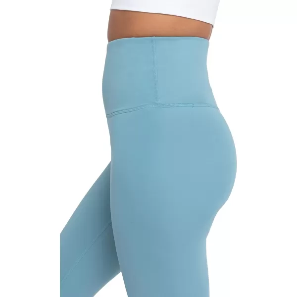 Yogalicious Super High Waist Soft Nude Tech Womens LeggingsSmoke Blue 25