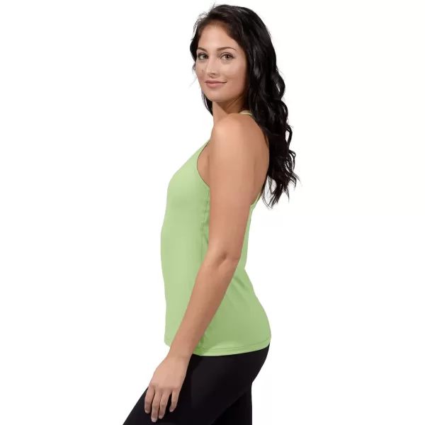 Yogalicious Ultra Soft Lightweight Camisole Tank Top with Builtin Support BraLily Pad