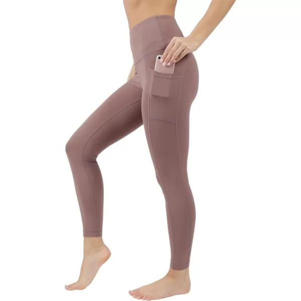 Yogalicious High Waist Ultra Soft 78 Ankle Length Leggings with Pockets for WomenFrench Toast Nude Tech