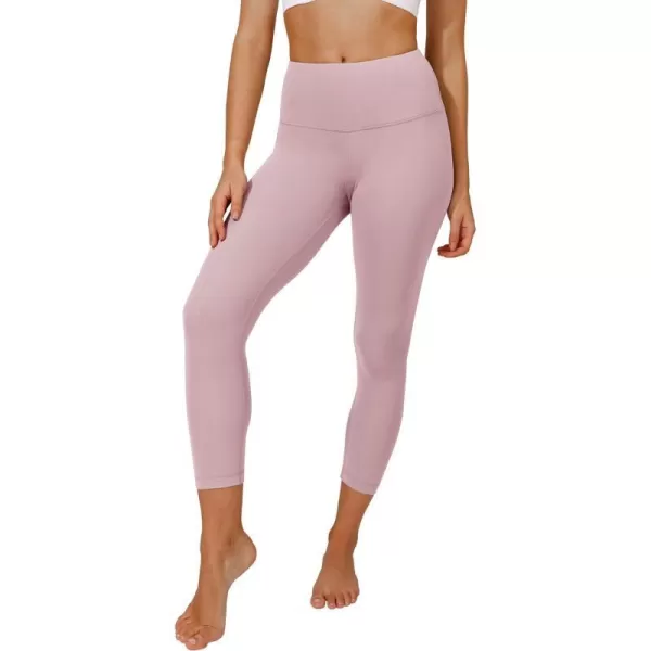 Yogalicious High Waist Ultra Soft Lightweight Capris  High Rise Yoga PantsRose Bud Nude Tech