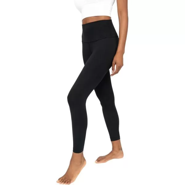 Yogalicious Lux High Waist Elastic Free Ankle LeggingBlack