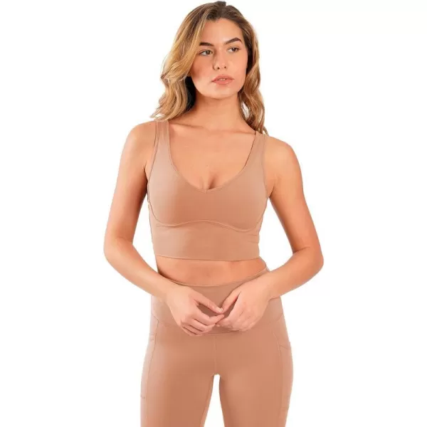 Yogalicious Nude Tech Contouring Cropped Bra TopBeaver Fur