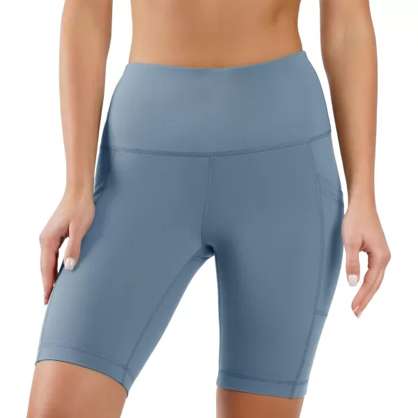 Yogalicious High Waist Squat Proof Side Pocket Biker Shorts  35 5 7 9Spring Lake 9