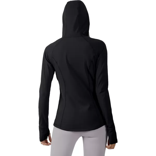 Yogalicious Lightweight FullZip Hooded Workout Jacket with ThumbholesBlack