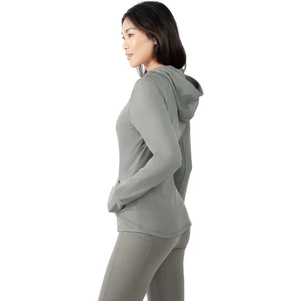 Yogalicious Lightweight FullZip Hooded Workout Jacket with ThumbholesBlossom Olive