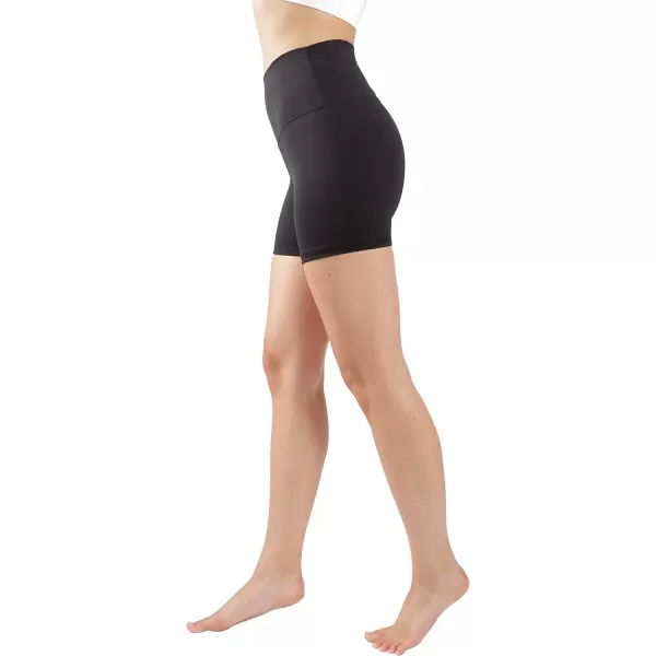 Yogalicious Lux High Waist Squat Proof Biker Short  2 Pack 5 7Black 5 Single Pack