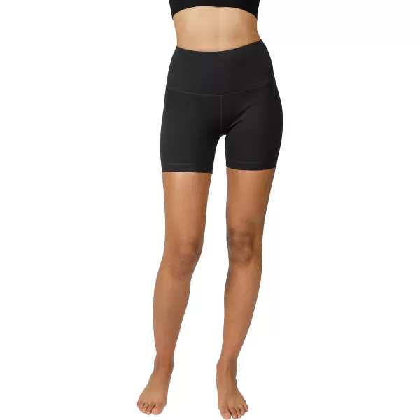 Yogalicious Lux High Waist Squat Proof Biker Short  2 Pack 5 7WhiteBlack 5