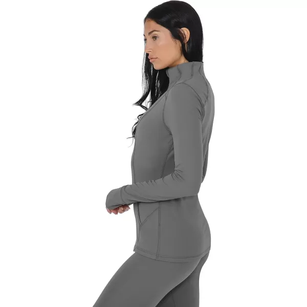 Yogalicious Nude Tech Half Zip Long Sleeve Jacket with Front PocketsMulled Basil