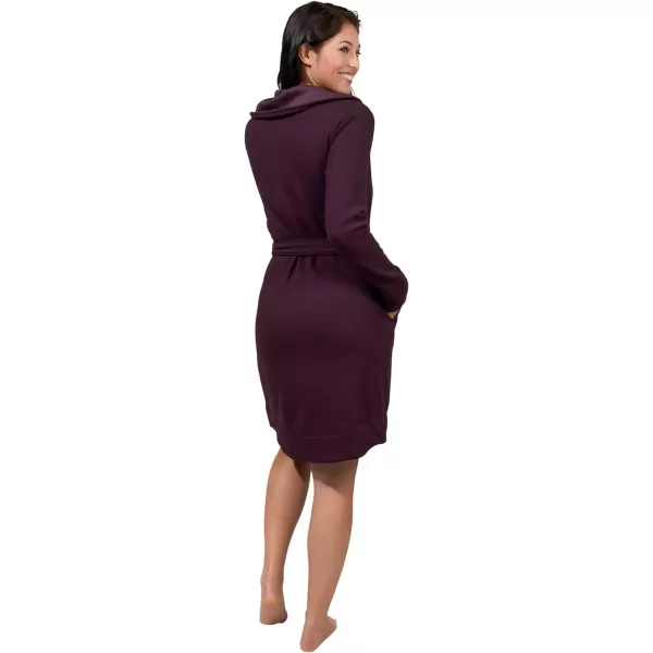 Yogalicious Ultra Plush Cozy Fleece RobeMerlot