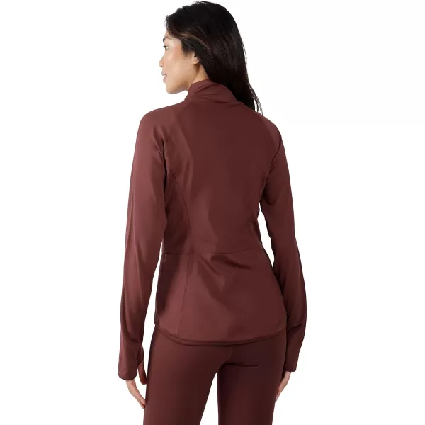 Yogalicious Womens Ultra Soft Lightweight Full Zip Yoga Jacket with PocketsCola Lux