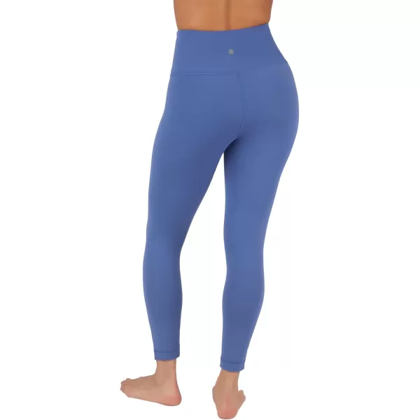 Yogalicious High Waist Ultra Soft Lightweight Capris  High Rise Yoga PantsGray Blue Nude Tech