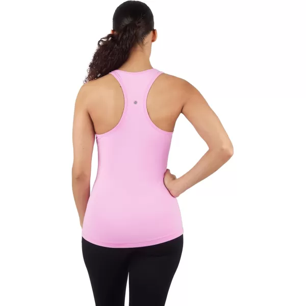 imageYogalicious 2 Pack Ultra Soft Lightweight Racerback Tank TopBonbonWhite