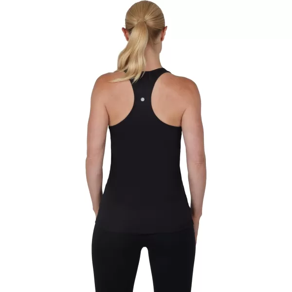 imageYogalicious 2 Pack Ultra Soft Lightweight Racerback Tank TopBurnt AmberBlack