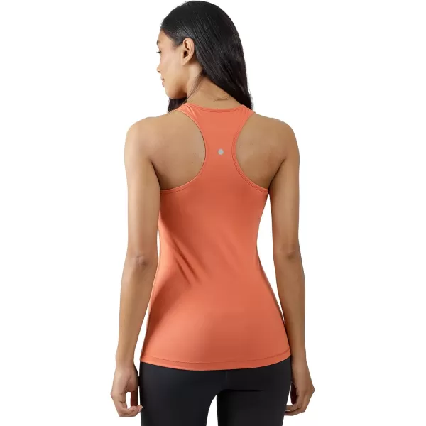 imageYogalicious 2 Pack Ultra Soft Lightweight Racerback Tank TopCopper IronHtr Charcoal