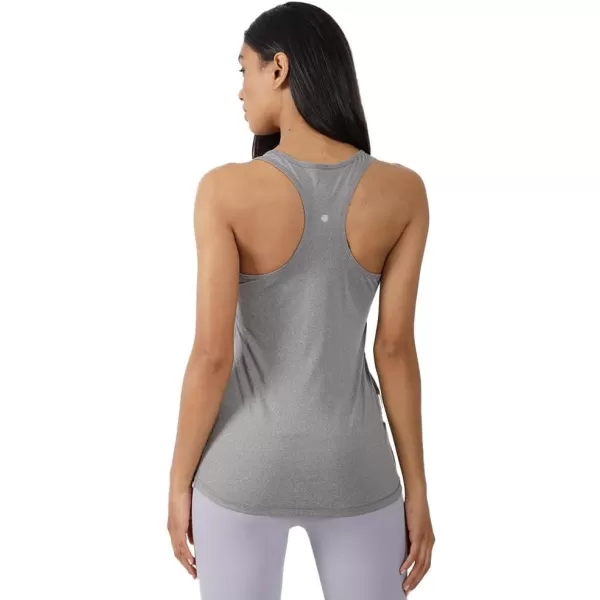 imageYogalicious 2 Pack Ultra Soft Lightweight Racerback Tank TopDark NavyHeather Grey