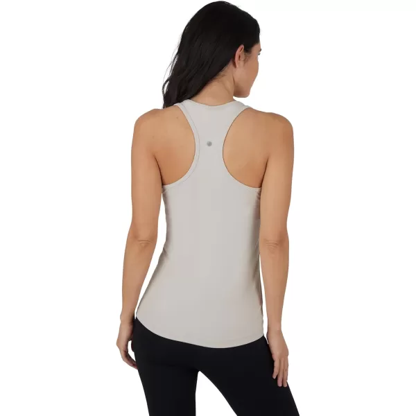 imageYogalicious 2 Pack Ultra Soft Lightweight Racerback Tank TopNacreous CloudGardenia