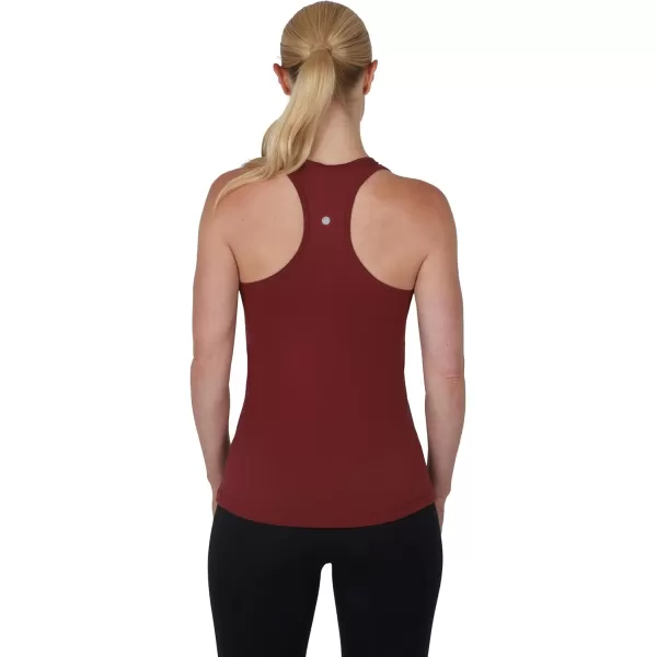 imageYogalicious 2 Pack Ultra Soft Lightweight Racerback Tank TopRusset BrownBlack