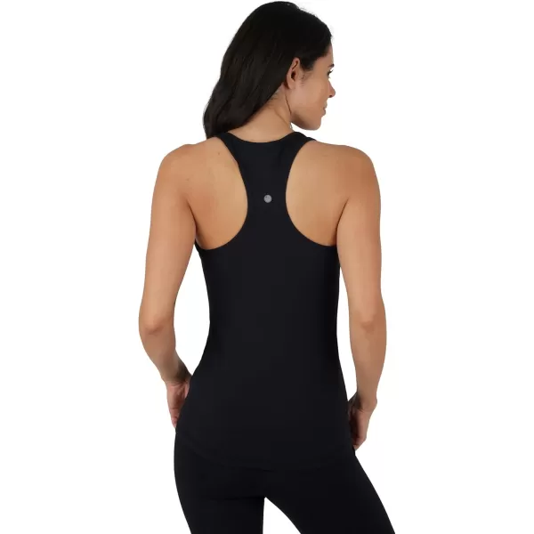 imageYogalicious 2 Pack Ultra Soft Lightweight Racerback Tank TopWhiteBlack