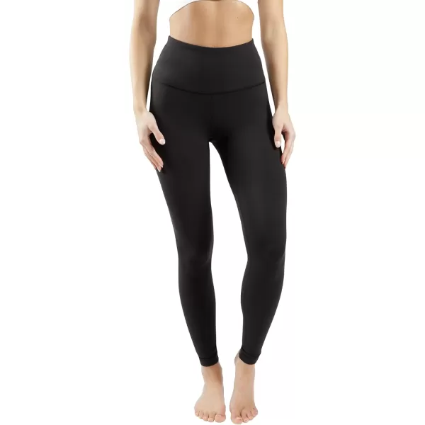 imageYogalicious High Waist Ultra Soft Nude Tech Leggings for WomenBlack Nude Tech 28