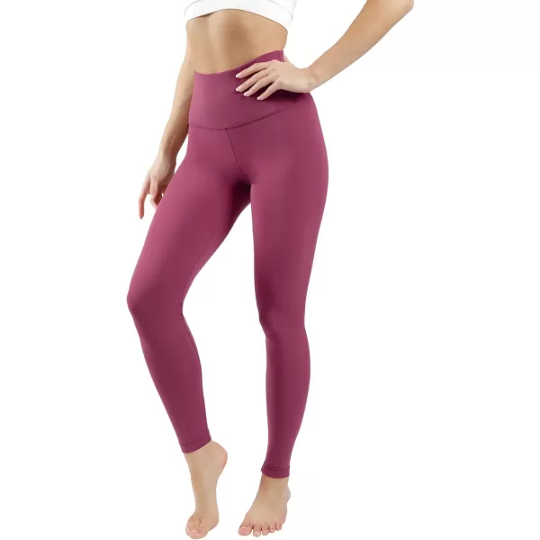 imageYogalicious High Waist Ultra Soft Nude Tech Leggings for WomenBlackWild Vineyard 2 Pk Nude Tech 28