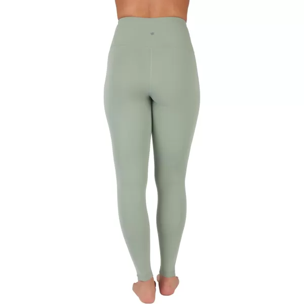 imageYogalicious High Waist Ultra Soft Nude Tech Leggings for WomenGreen Milieu Nude Tech 28