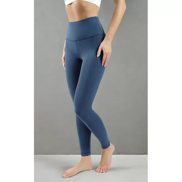 imageYogalicious High Waist Ultra Soft Nude Tech Leggings for WomenOcean Indigo Nude Tech 28