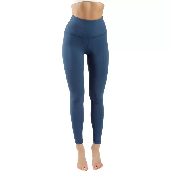 imageYogalicious High Waist Ultra Soft Nude Tech Leggings for WomenOcean Indigo Nude Tech 28