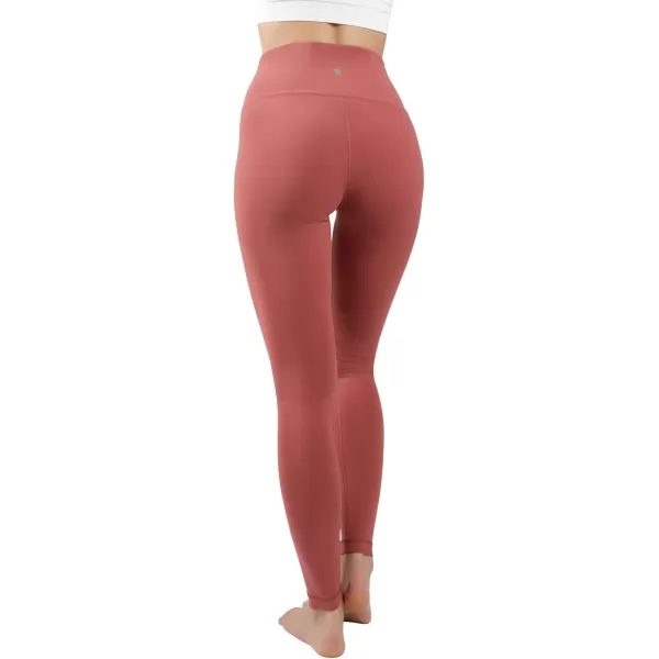 imageYogalicious High Waist Ultra Soft Nude Tech Leggings for WomenTerracotta Nude Tech 28