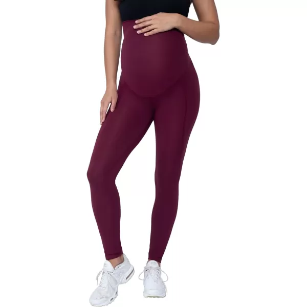 imageYogalicious Ultra Soft Light Weight Maternity LeggingsWindsor Wine