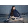 imageYogalicious Nude Tech Half Zip Long Sleeve Jacket with Front PocketsClassic Black