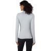 imageYogalicious Nude Tech Half Zip Long Sleeve Jacket with Front PocketsHeather Light Grey
